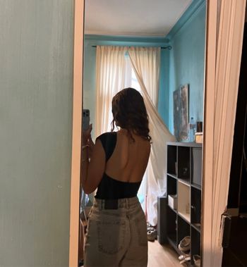 T shirt dos nus stradivarius