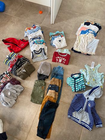 Lot 6 mois 57 pièces