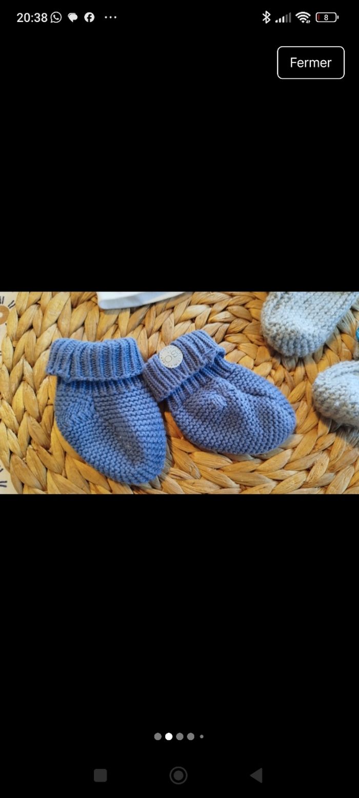 Lot chaussons et bonnet - photo numéro 2