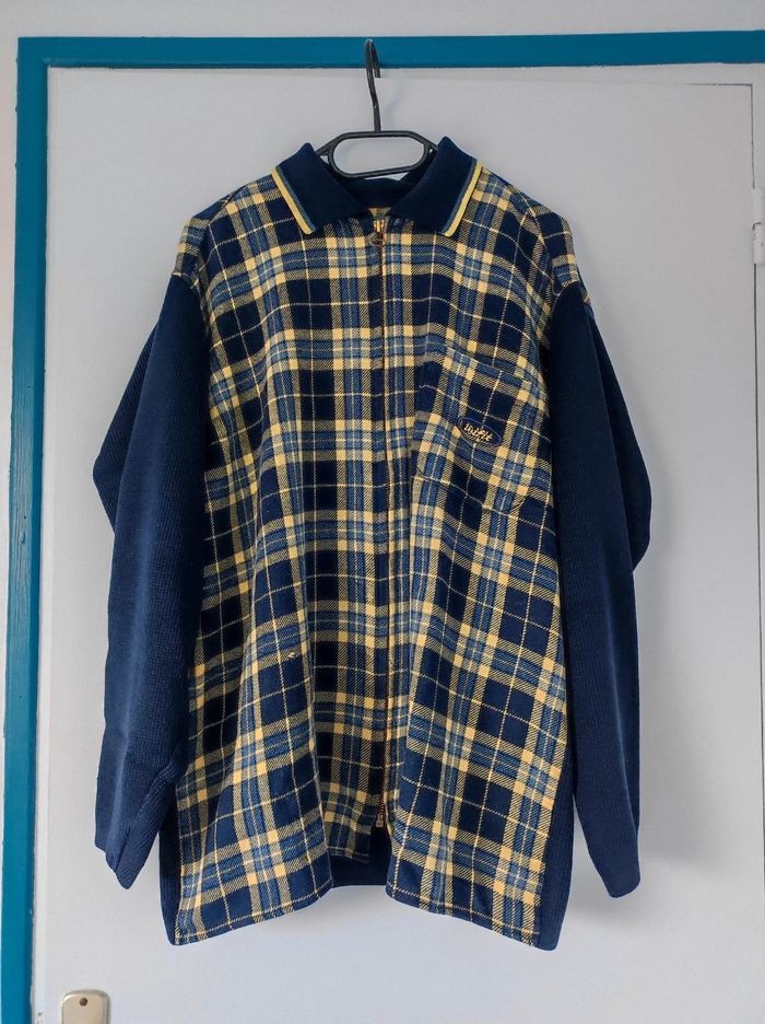 Veste à carreaux taille XL