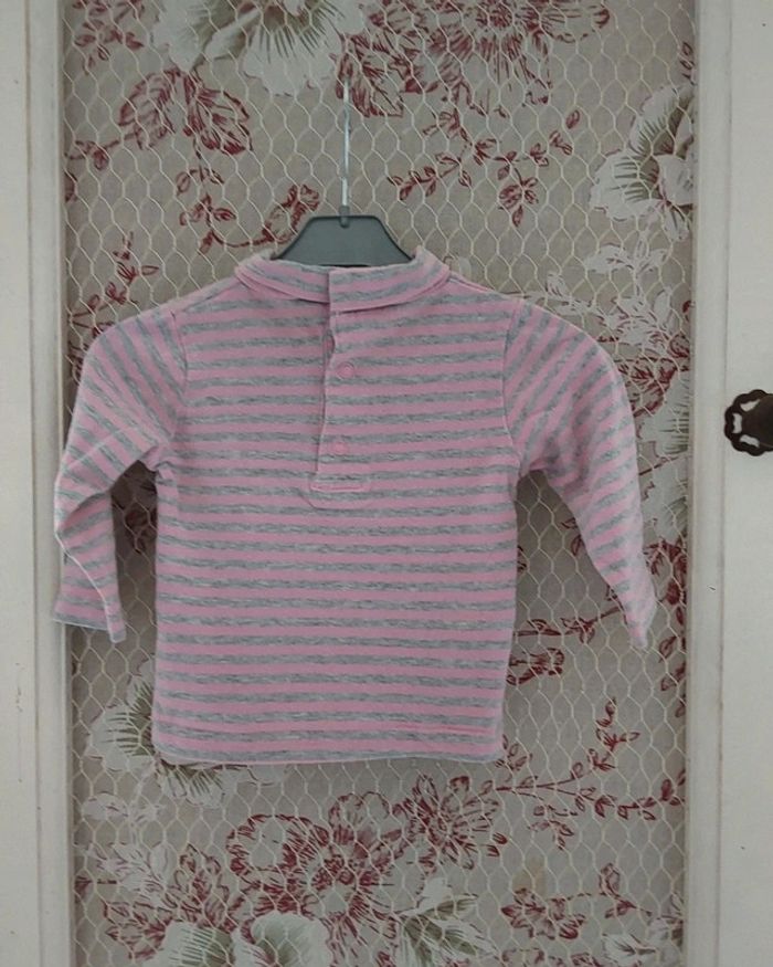 Pull col montant col roulé 3/6 mois 67 cm - photo numéro 2