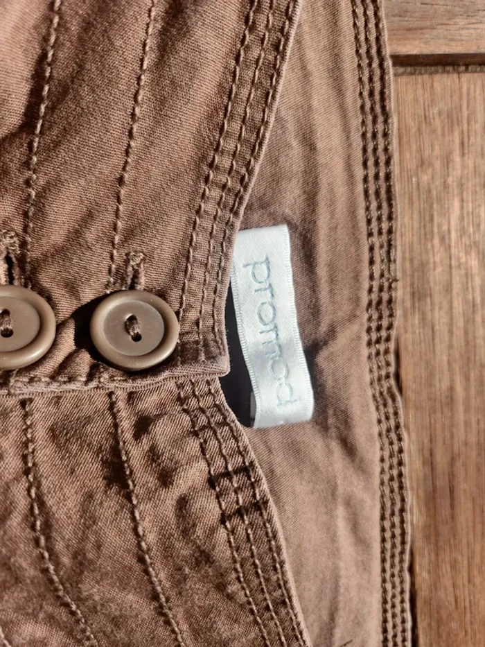Pantalon marron promod - photo numéro 3