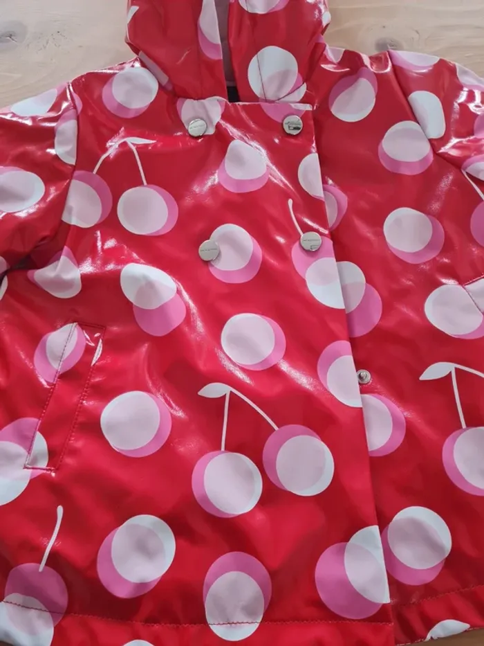 Blouson imperméable 18 mois fille - photo numéro 6