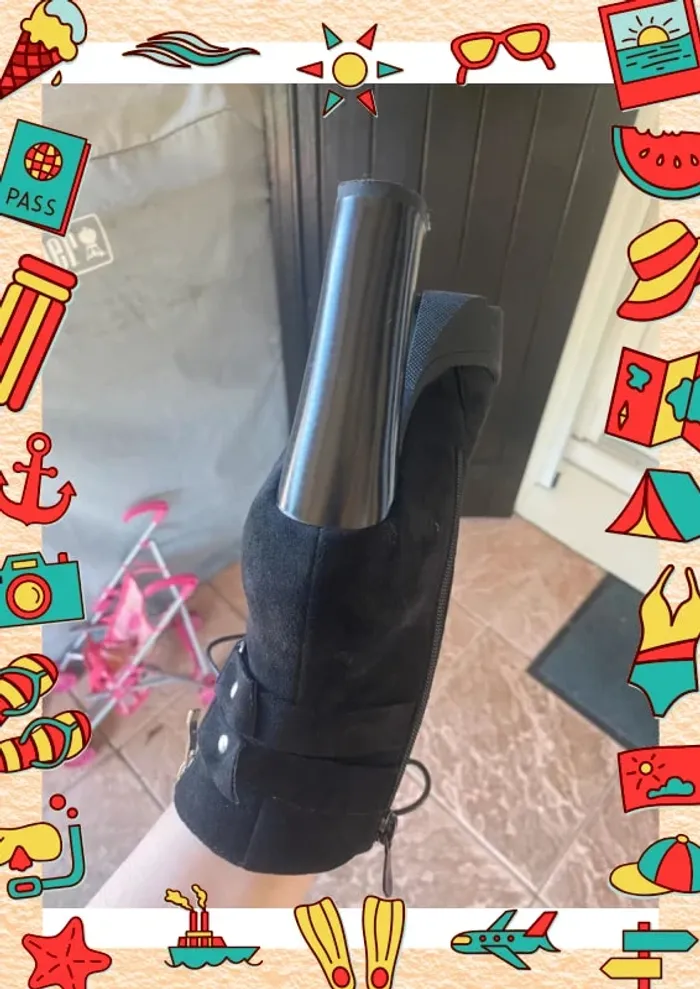 Bottines à talon haut 39 Raid Wide Fit Asos - photo numéro 11