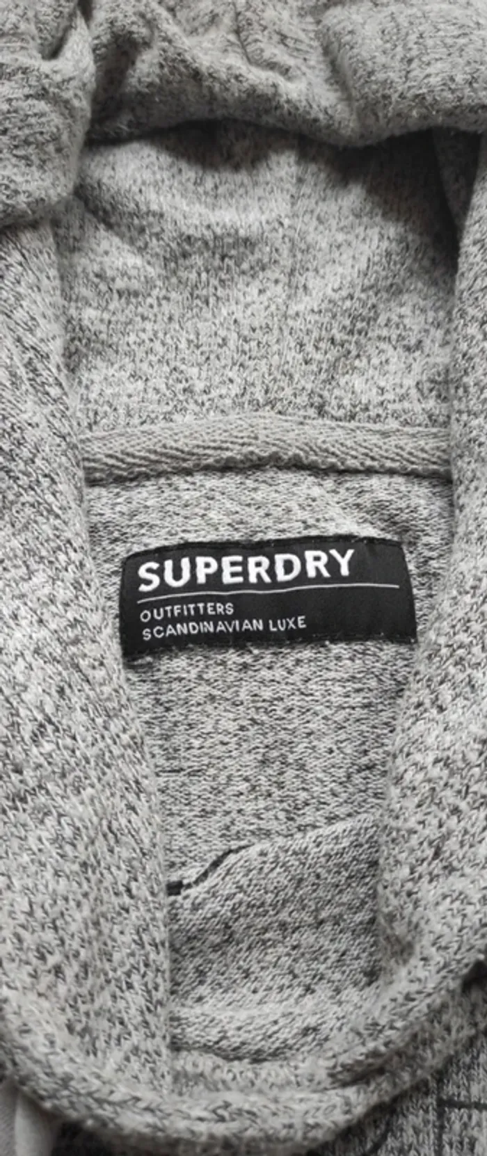 Pull Sweat à capuche Superdry gris 36 - photo numéro 7