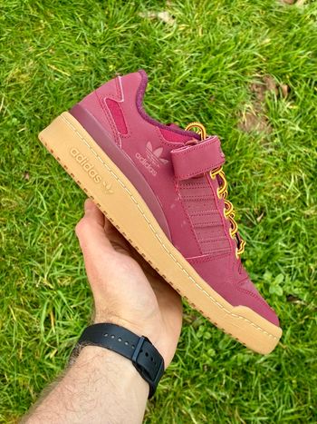 Baskets Adidas forum low femme bordeaux et marron 38 neuves 