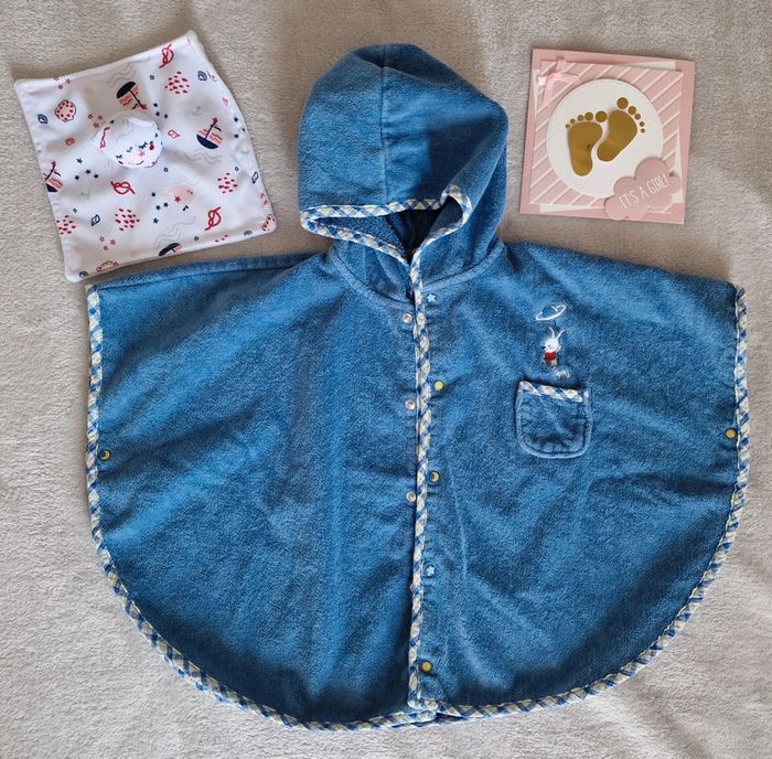 Poncho de piscine / mer bleu Sergent Major TU (BE)