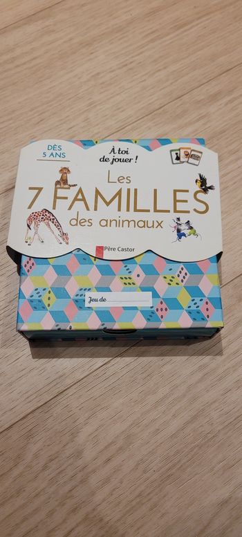 Jeu 7 familles des animaux