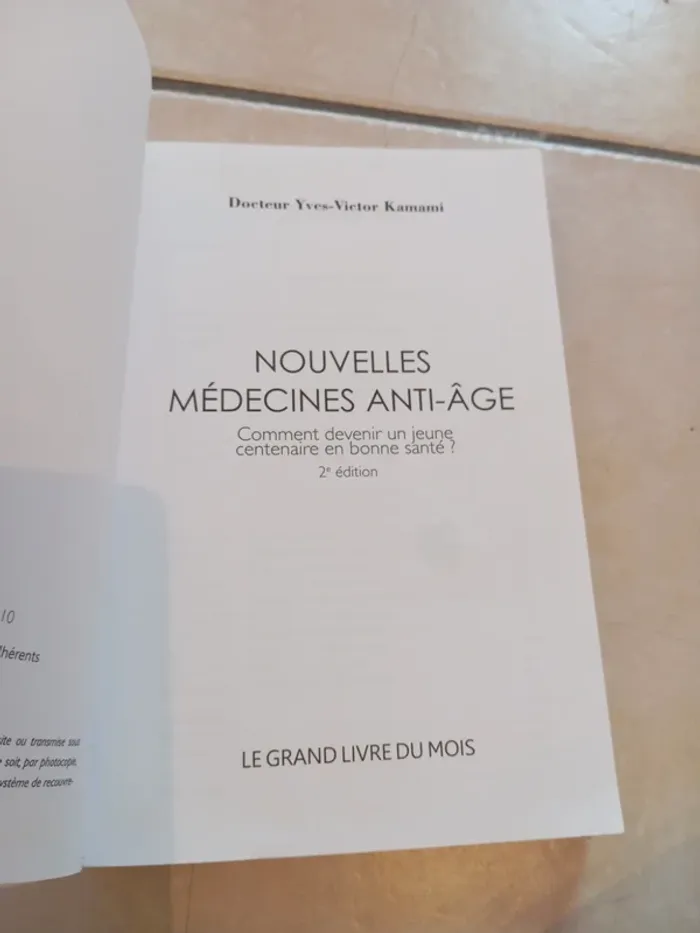 Livre nouvelles médecines anti age - photo numéro 5