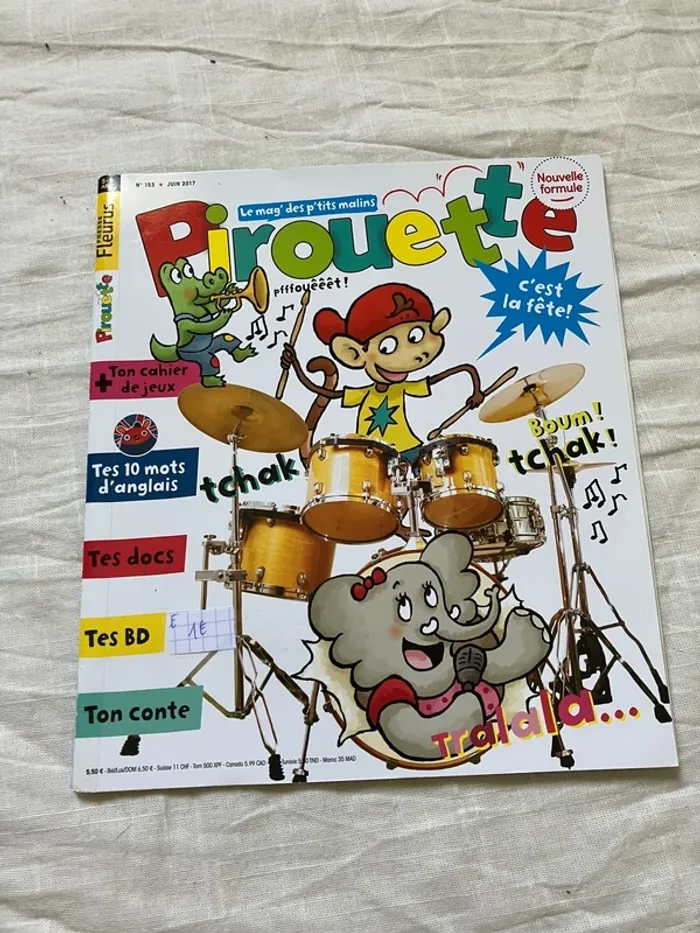 Lot magazines enfant – Pirouette Le mag des p’tits malins – parfait état - photo numéro 5