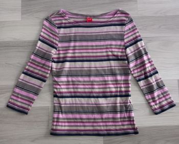 Pull femme imprimé à rayures Tex taille 38