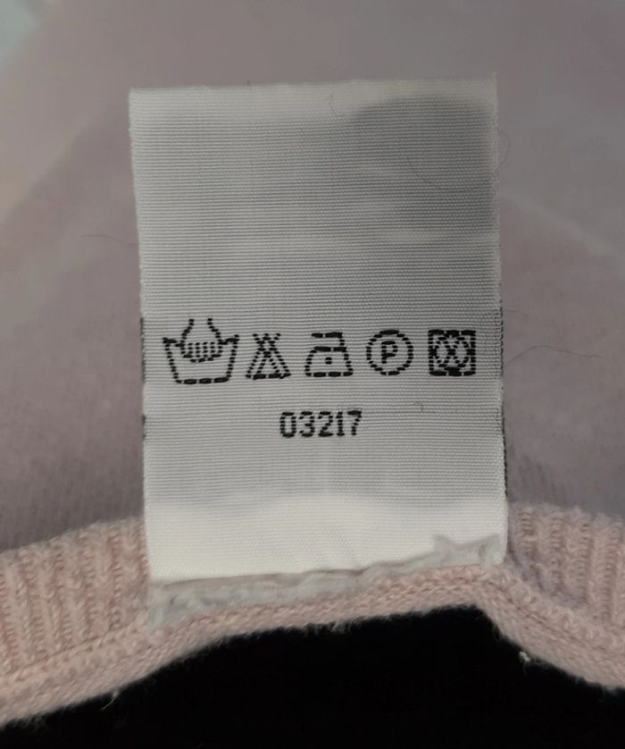 Très joli top rose poudré en ramie et coton avec motifs brodés - photo numéro 7