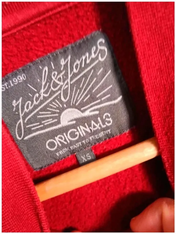 C2 veste bordeaux Jack & Jones XS - photo numéro 3