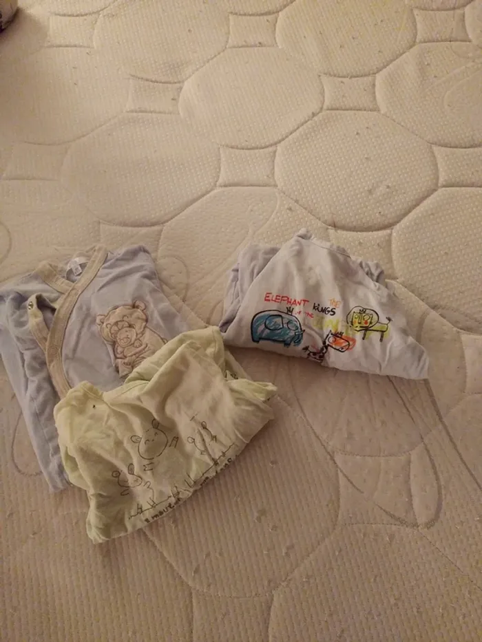Lot de 3 Pyjamas Coton  Garçon