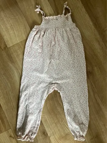Combinaison pantalon léger fille 3 ans rose panthère