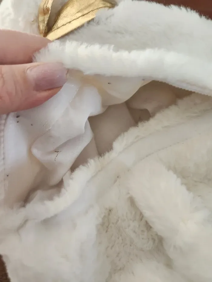 Rangement Pyjama Peluche Licorne Blanc & Or Atmosphera 🧸 - photo numéro 6