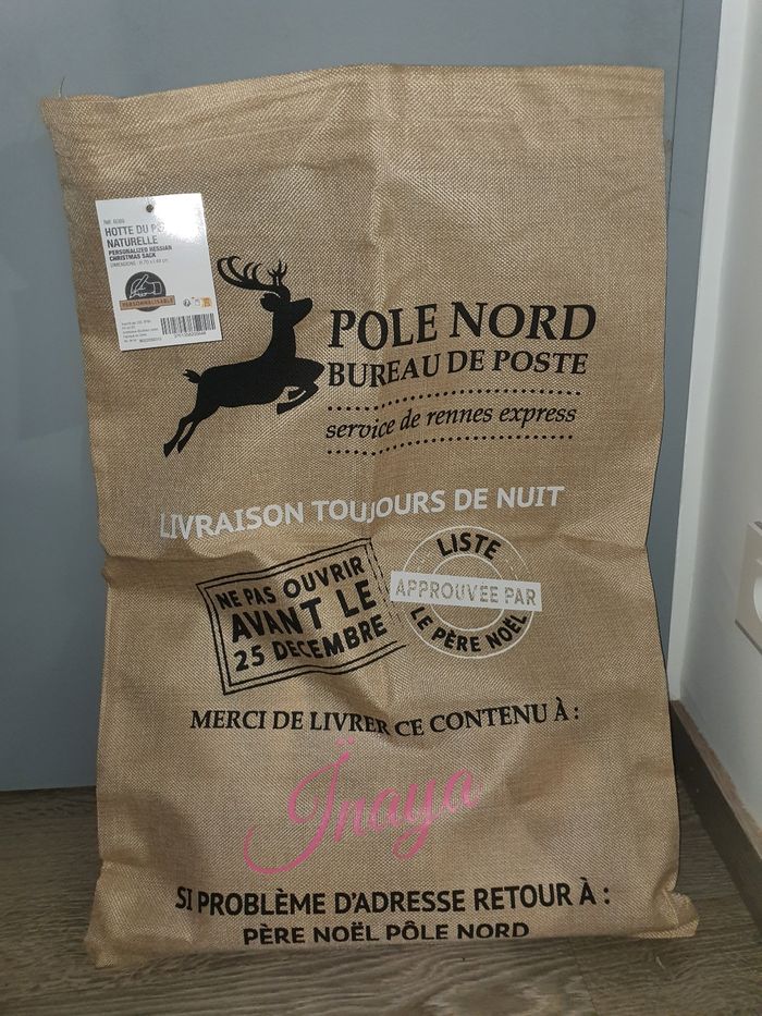 Hotte de noel personnalisé - photo numéro 3
