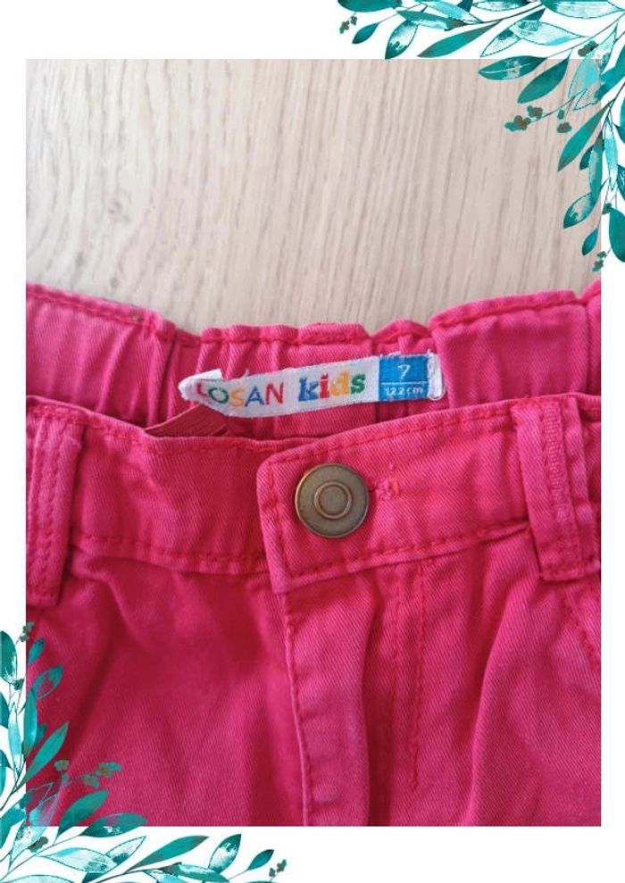 Short garçon 7 ans rouge - photo numéro 3