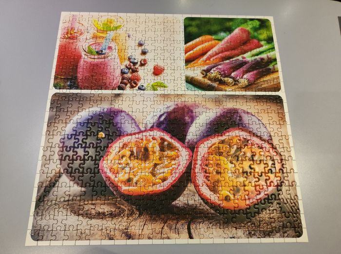 Boite de 2 puzzles de 460 pièces chacun Multicolore Larousse - photo numéro 2