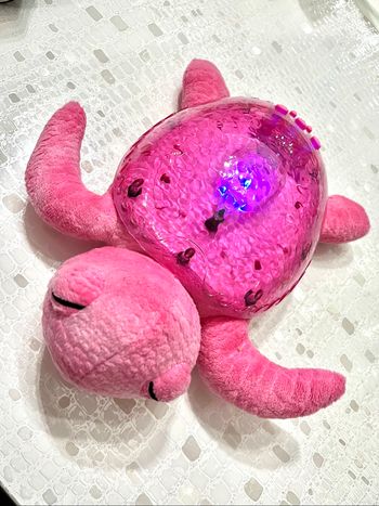Veilleuse tortue cloud b rose