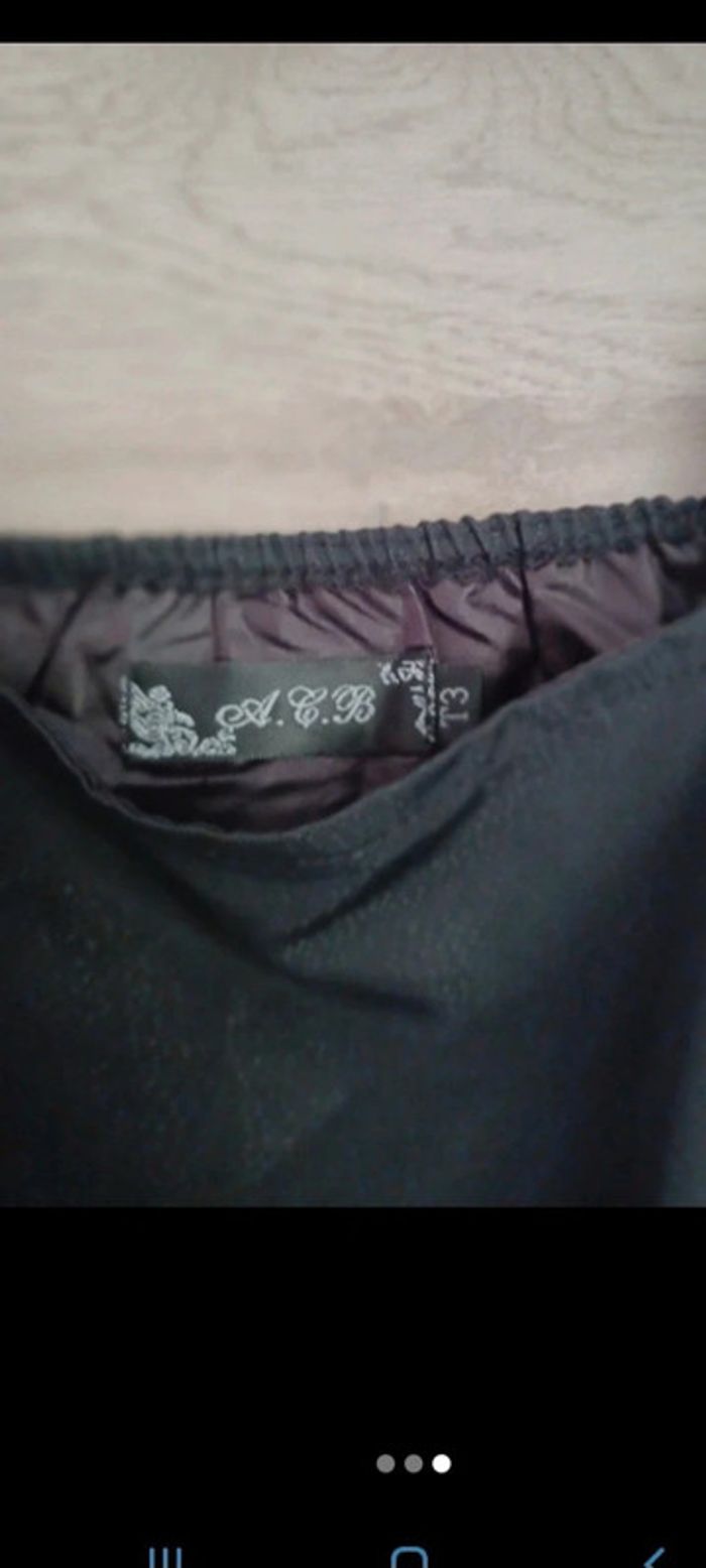 Robe noir ACB Taille 3 : 38/40 pour soirée de fête - photo numéro 3