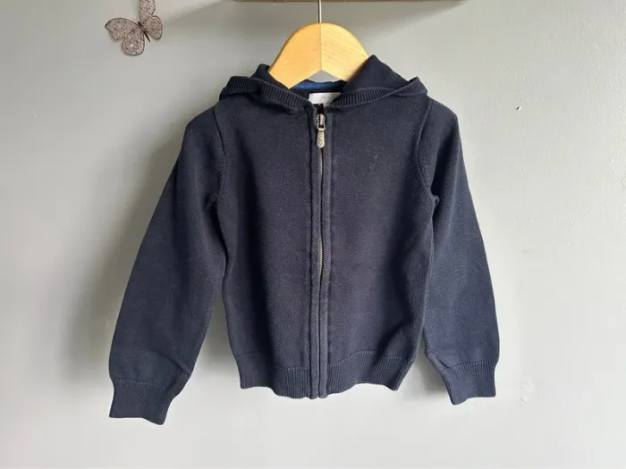 Gilet à capuche Jacadi garçon 4 ans Tbe