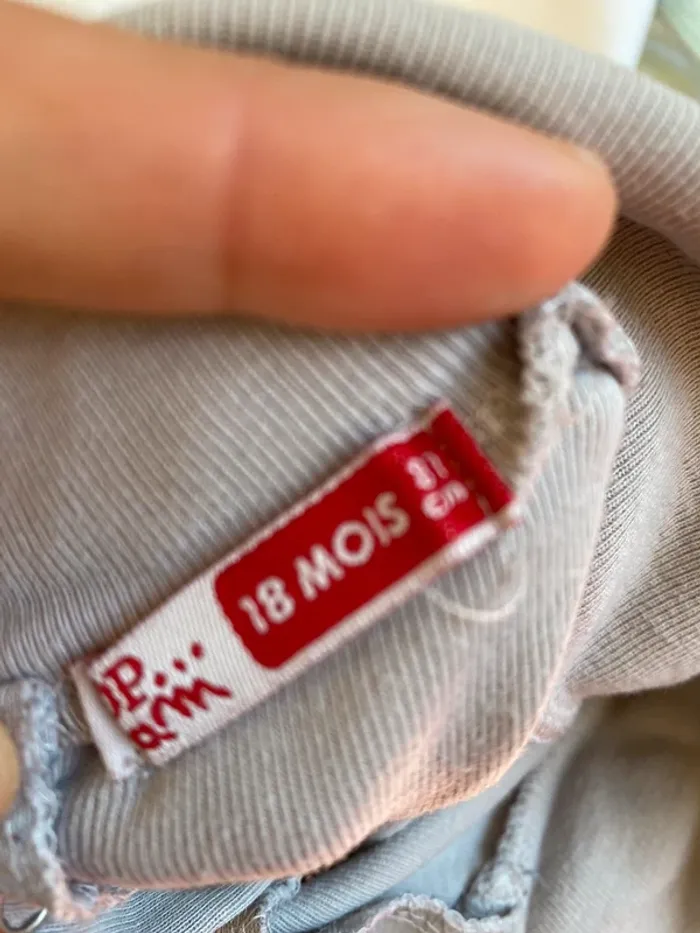 T shirt col roulé 18 mois garçon - photo numéro 4