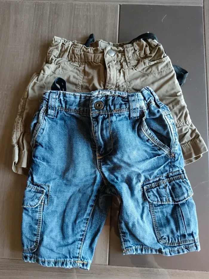 Lot 2 short été taille 3 ans