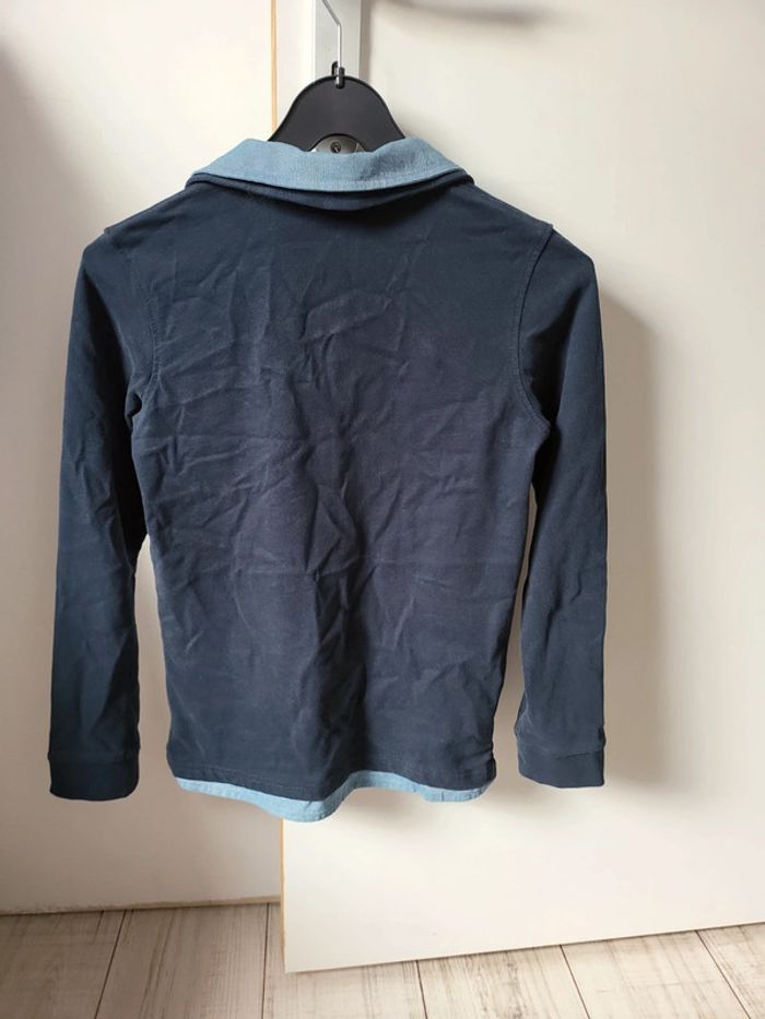 Polo manches longues garçon vertbaudet 12 ans peu porté - photo numéro 2