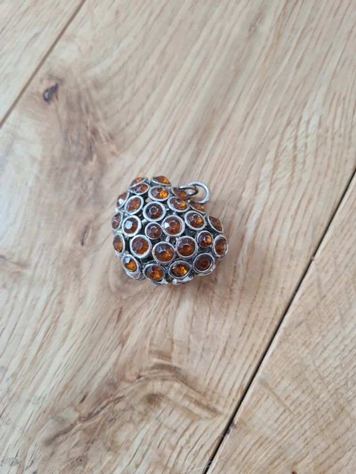 Pendentif cœur fantaisie
