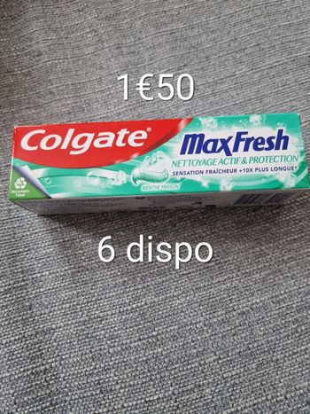 Dentifrice Colgate Max Fresh menthe frison
