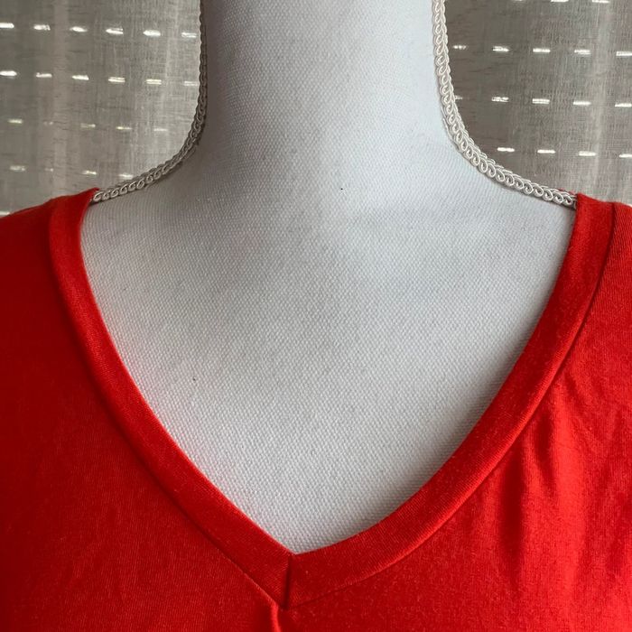 T-shirt orange / rouge Lovely - photo numéro 3