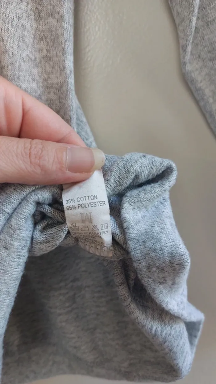 Pull gris taille S - photo numéro 3