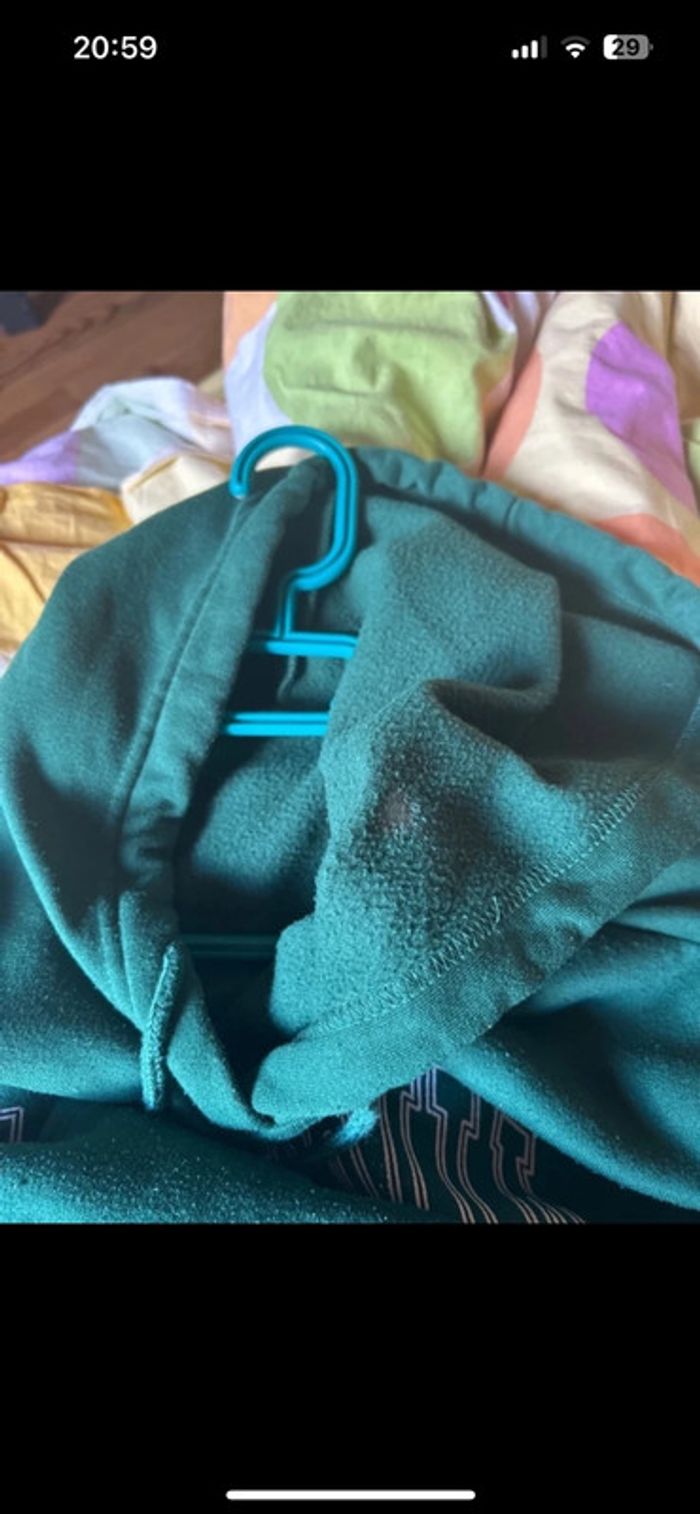Sweat à capuche vert SHEIN - photo numéro 4