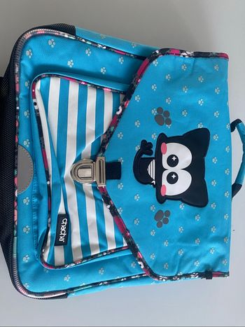 Cartable chacha bleu