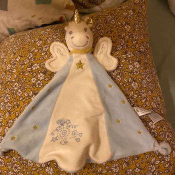 Doudou de secours licorne