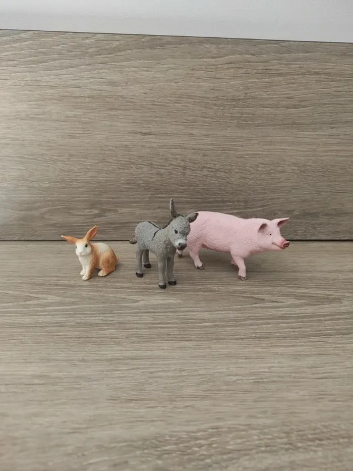 Lot de 3 animaux de la ferme Schleich