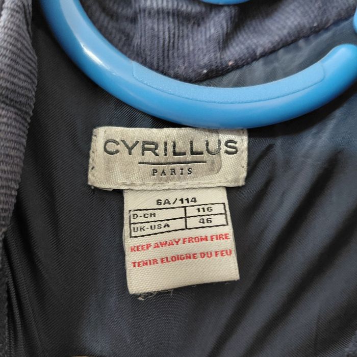 Cyrillus- veste mi saison bleu foncé 6 ans - photo numéro 2