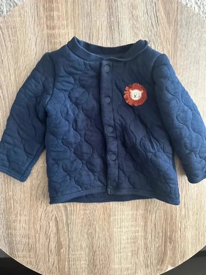 Veste légère 12 mois lion - photo numéro 2