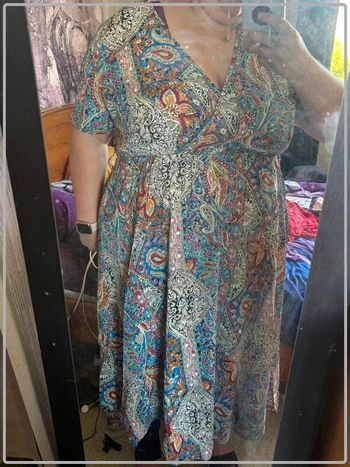 Magnifique robe multicolore taille 48 marque shein