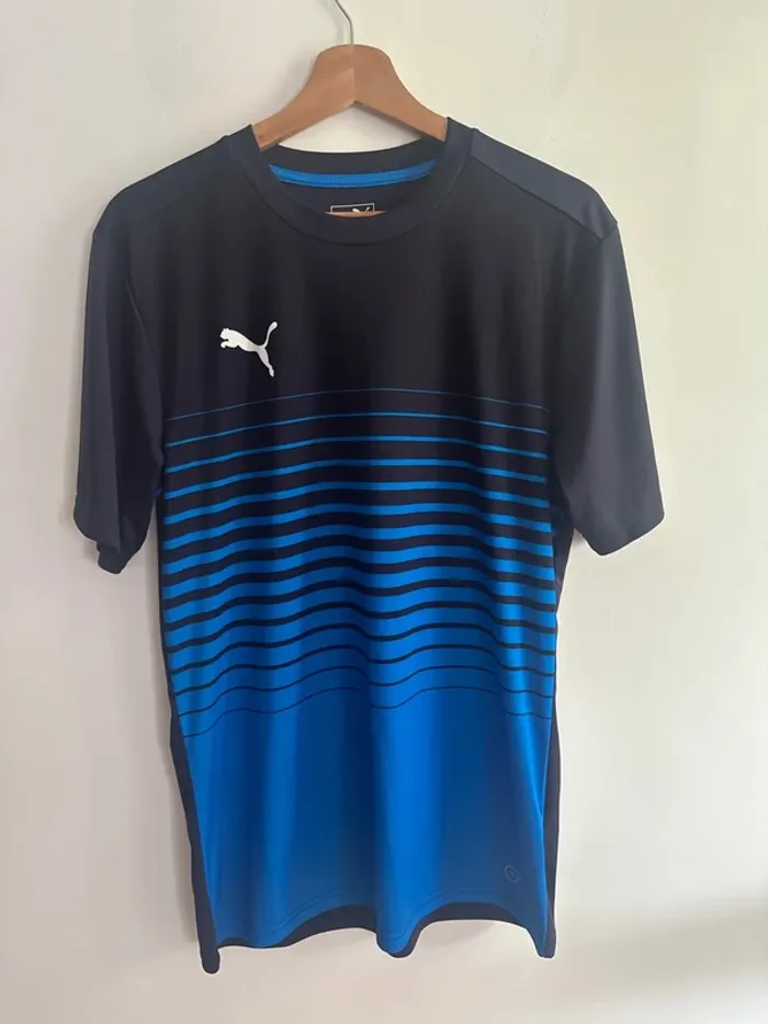 T-shirt homme Puma marine et bleu, taille M