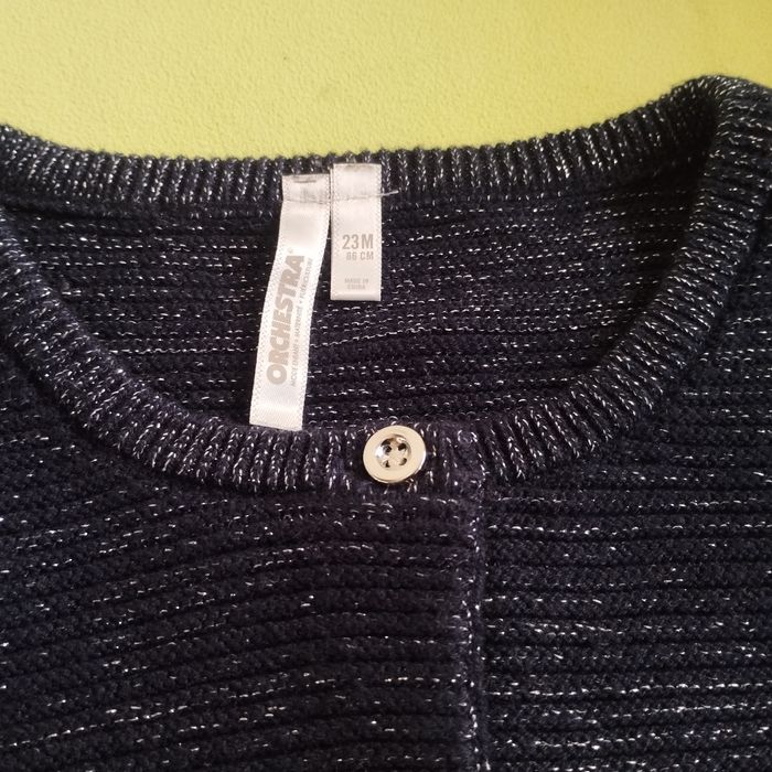 Gilet fille 23 mois Orchestra comme neuf ! - photo numéro 2