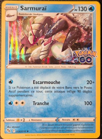 Sarmuraï holo Pokémon Go