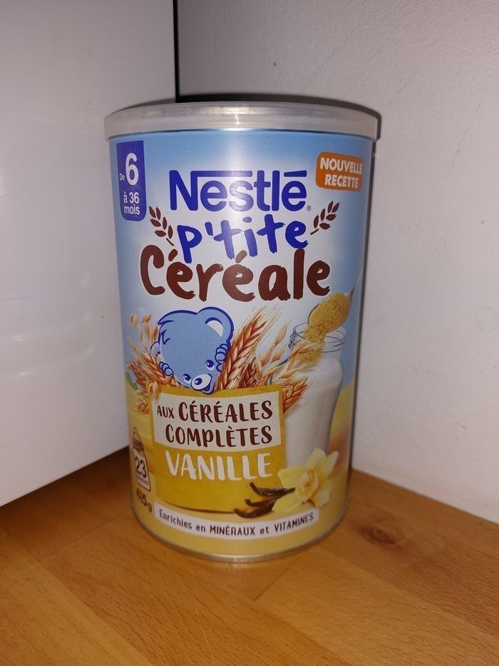 P'tite céréale, vanille, 6/36mois, Nestlé, 415g