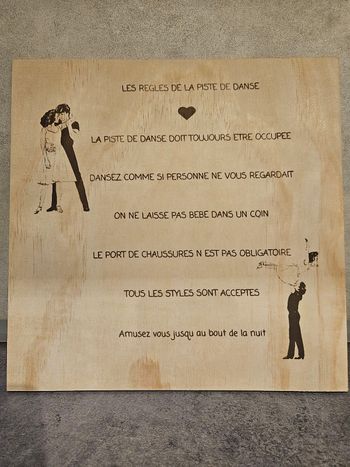 Règles de la piste de danse