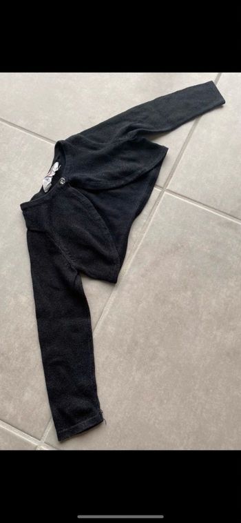Boléro noir pailleté 36 mois