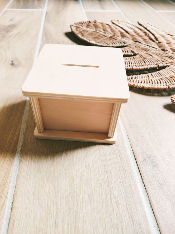 🔴 Boîte de notion de permanence en bois avec jetons à insérer - photo numéro 5