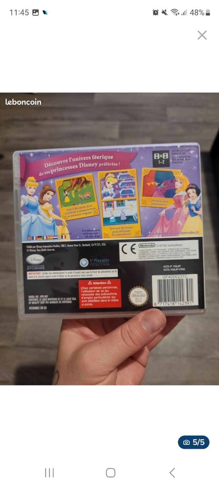 Jeu Nintendo DS Disney Princesse💕 - photo numéro 5