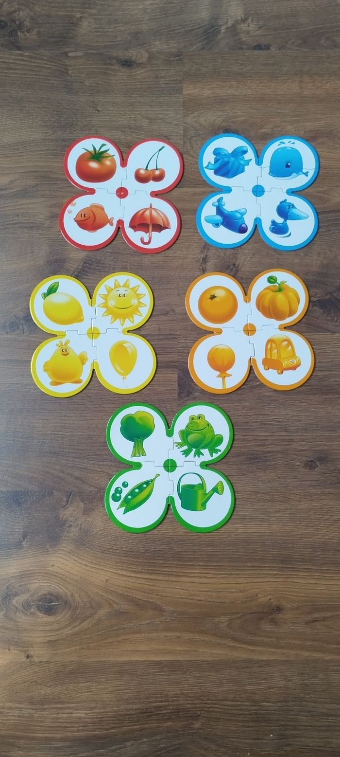 Lot de 5 puzzles de 4 pièces. - photo numéro 6