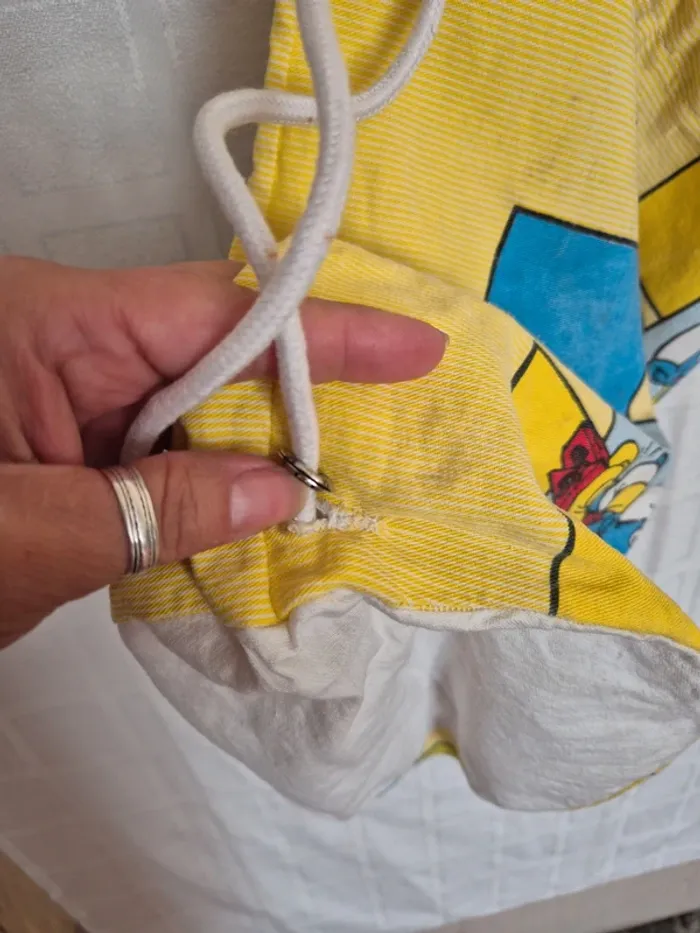sac polochon vintage schtroumpf - photo numéro 6